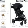 Детская прогулочная коляска Pituso Camino + чехол на ножки / Q-5 (черный) icon 2
