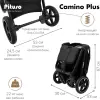 Детская прогулочная коляска Pituso Camino + чехол на ножки / Q-5 (черный) icon 5