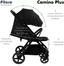 Детская прогулочная коляска Pituso Camino + чехол на ножки / Q-5 (черный) icon 7