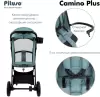 Детская прогулочная коляска Pituso Camino + чехол на ножки / Q-5 (зеленый) icon 8