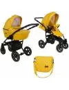 Детская коляска Pituso Confort 2 в 1 (желтый, шафрановая кожа) фото 2