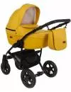 Детская коляска Pituso Confort 2 в 1 (желтый, шафрановая кожа) фото 3