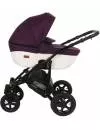 Детская коляска Pituso Confort 2 в 1 (темно-фиолетовый, белая кожа) фото 4