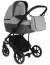 Детская коляска Pituso Confort Plus 2 в 1 (серый, темно-серая кожа) фото 3