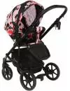Детская коляска Pituso Confort Plus 2 в 1 (цветы, кожа темный графит) фото 5