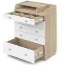 Комод пеленальный Pituso Tori (дуб сонома/белый) icon 2