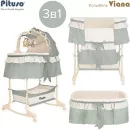 Детская кроватка Pituso Viana 3 в 1 / YS401-MO (оливковый) фото 10