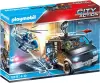 Конструктор Playmobil PM70575 Погоня на вертолете с беглым фургоном icon