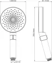Душевая лейка Xiaomi Mijia Booster Hand Shower (MJZYSCHS01DB) icon 2