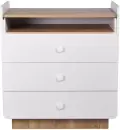 Комод пеленальный Polini Kids Ameli 3010 (белый/дуб крафт золотой) icon 9