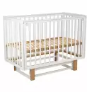 Детская кроватка Polini Kids Simple 341 с маятником 0003167-26 (белый дуб кафт золотистый) icon