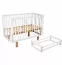 Детская кроватка Polini Kids Simple 341 с маятником 0003167-26 (белый дуб кафт золотистый) icon 4