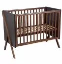 Детская кроватка Polini Kids Porto 1300 (графит/дуб крафт) icon