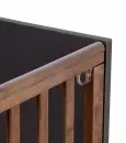 Детская кроватка Polini Kids Porto 1300 (графит/дуб крафт) icon 7