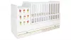 Детская кроватка Polini Kids Simple 1100 Сонные котята (белый) icon