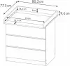 Комод пеленальный Polini Kids Simple 1980 / 0002885.9 (белый) icon 4