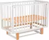 Детская кроватка Polini Kids Simple 341 c маятником 0003167-17 (белый натуральный) icon