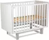 Детская кроватка Polini Kids Simple 342 с маятником (белый/серый) icon