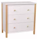 Детский комод Polini Kids Simple 3501 (белый/натуральный) icon