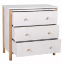 Детский комод Polini Kids Simple 3501 (белый/натуральный) icon 4