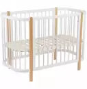 Детская кроватка Polini Kids Simple 350 (белый/натуральный) icon 2