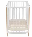 Детская кроватка Polini Kids Simple 350 (белый/натуральный) icon 3
