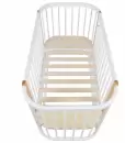 Детская кроватка Polini Kids Simple 350 (белый/натуральный) icon 4
