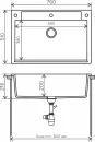 Кухонная мойка Polygran Argo 760 (космос 316) icon 3