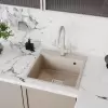 Кухонная мойка Polygran Blade 500 (белый хлопок) icon 3