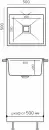 Кухонная мойка Polygran Blade 500 (серый) icon 3