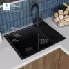 Кухонная мойка Polygran Blade 660 (черный) icon 4