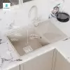 Кухонная мойка Polygran Blade 760 (кремовый) icon 4