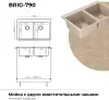 Кухонная мойка Polygran Brig 790 (песочный) icon 11