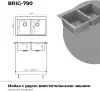 Кухонная мойка Polygran Brig 790 (серый) icon 11