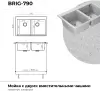 Кухонная мойка Polygran Brig 790 (светло-серый) icon 11