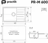Кухонная мойка Practik PR-M 600-001 icon 2