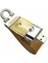 USB-флэш накопитель Prestigio Leather Flash Gold 8GB (PLDF08PLGDA) фото 4