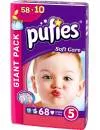 Подгузники Pufies Soft Care 5 Junior (11-25 кг) Giant Pack 68 шт icon