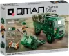 Конструктор Qman Военный грузовик с пушкой / 21024q icon