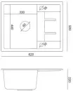 Кухонная мойка Quadron Morgan HB8210U7C1P2O icon 2
