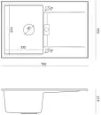 Кухонная мойка Quadron Owen HQO7650U1PVDC1 icon 2
