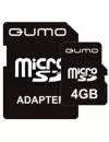 Карта памяти Qumo QM4GMICSDHC4 microSDHC 4Gb class4 фото