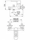 Смеситель для ванны/душа Raiber Pikus R1402 icon 2