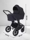 Детская универсальная коляска Rant Flex 2 в 1 RA076 (Black) icon 2