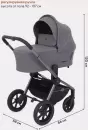 Детская универсальная коляска Rant Flex Pro 2023 RA075 (3 в 1, graphite) icon 8