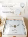 Пеленальный матрас Rant Hello baby с сумкой oxford 70х70, белый icon 5