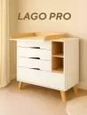 Комод пеленальный Rant Lago Pro 124 (Cloud White) icon 2