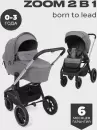 Универсальная коляска Rant MOWbaby Zoom PU (2 в 1, silver grey) icon 6