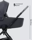 Детская универсальная коляска Rant Teo Soft 2 в 1 / RA121 (графит) icon 4