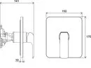 Смеситель Ravak Flat FL 066.00 icon 3